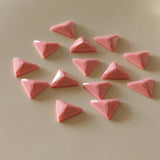 Gray Powder Triangle DIY Earrings Jewelry Materials