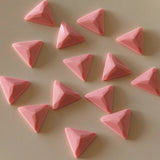 Gray Powder Triangle DIY Earrings Jewelry Materials