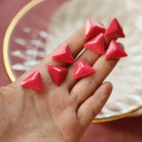 Gray Powder Triangle DIY Earrings Jewelry Materials