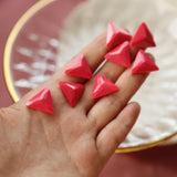 Gray Powder Triangle DIY Earrings Jewelry Materials