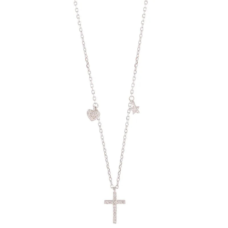 Smoothidoo 925 Silver Star Necklace for Women