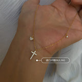 Smoothidoo 925 Silver Star Necklace for Women