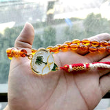 Insects Resin Tasbih Pendant - Islamic Rosary Karakosh Ramadan Eid