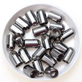 1-6mm Stainless Steel Clasps Hooks Cords End Caps For Jewelry Making