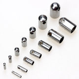 1-6mm Stainless Steel Clasps Hooks Cords End Caps For Jewelry Making