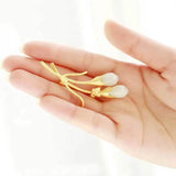 Vintage Magnolia Brooch Chinese Style Silver Jewelry
