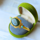 Chrysoprase Sterling Silver Bracelet