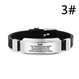 Personalized Son Bracelet, Graduation & Birthday Gift from Mom and Dad