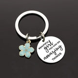 Empowering Girl Keychain: Amazing Things Await You