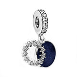 925 Silver Stars Dangle Charm Beads for Bracelet Diy Jewelry