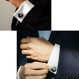 18mm Snap Button Cufflinks for Wedding Suit Shirt