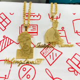 Cartoon Characters Baby Name Necklace Stainless Steel Letter Number Necklaces