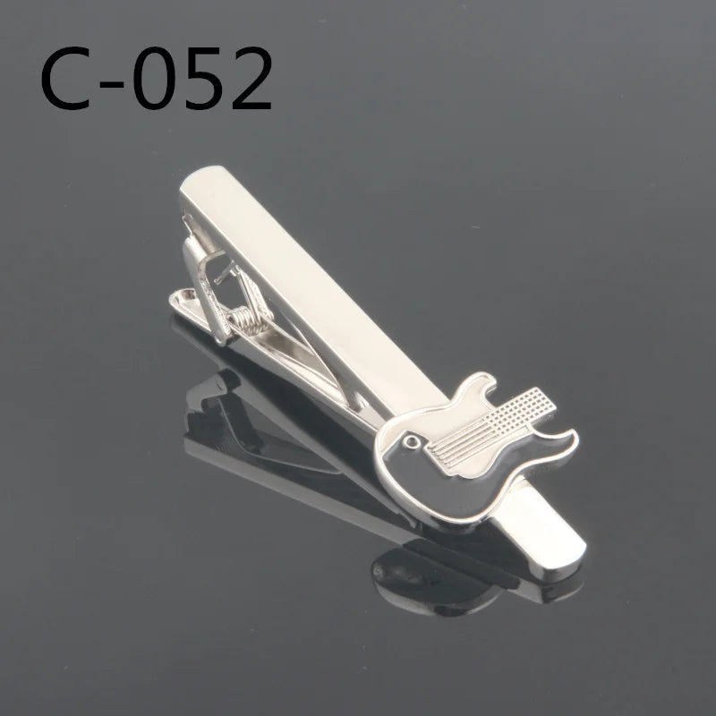 Guitar Novelty Tie Clip for Men
