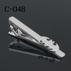 Mixed Superhero Tie Clip Novelty Cufflinks Set