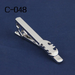 Mixed Superhero Tie Clip Novelty Cufflinks Set
