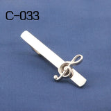 Musical Note Tie Clip - Treble Clef Design
