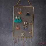 Earring Holder Wall Mounted Jewelry Organizer