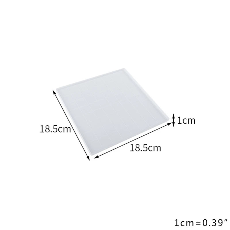 Chess Checkerboard Silicone Mould DIY Polymer Clay Epoxy Resin Mold