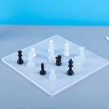 Chess Checkerboard Piece Silicone Mould DIY Crafts Tools