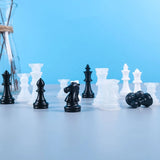 Chess Checkerboard Piece Casting Silicone Mould DIY Crafts Making Tools