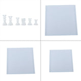 Chess Checkerboard Piece Casting Silicone Mould DIY Crafts Making Tools