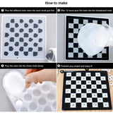 Chess Crystal Epoxy Resin Mold for DIY Crafts