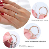 Invisible Ring Size Adjusters Guard Ring Sizer with Measuring Tool
