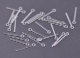 Clear Plastic Resin Stud Earrings DIY Component