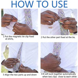 Magnetic Invisible Tie Clip Anti-Wrinkle Holder