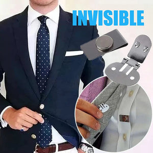 Magnetic Invisible Tie Clip Anti-Wrinkle Holder