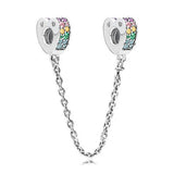 1 Pcs/lot Rainbow Security Chain Diamond Bracelet Accessory
