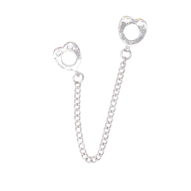 1 Pcs/lot Rainbow Security Chain Diamond Bracelet Accessory