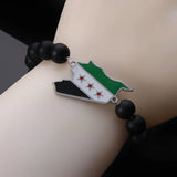 Iraq Syria Flag Beads Bracelet Jewelry Iraqi Syrians