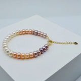 Freshwater Pearl Bracelet Classic Beaded Style for Women