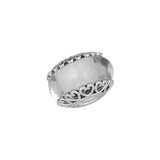 Iridescent Glass Charm Beads Sterling Silver Jewelry