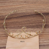 Adjustable Crown Head Bands Metal Hair Band DIY Jewel
