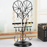 Iron Art Detachable Earrings Holder Jewelry Organizer for Girls