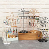 Iron Art Detachable Earrings Holder Jewelry Organizer for Girls