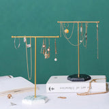 T-shaped Jewelry Displays Stand Counter Storage Earrings Ring Watch Necklace