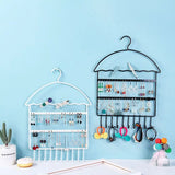 Iron Earring Jewelry Stand Hanging Wall Holder Organizer