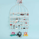 Iron Earring Jewelry Stand Hanging Wall Holder Organizer