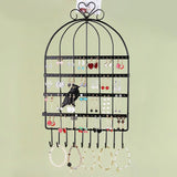 Iron Earring Jewelry Stand Hanging Wall Holder Organizer