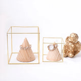 Iron Frame Geometric Showcase Earrings Necklace Hanger Display