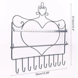 Earring Holder Organizer Wall Mount Jewelry Storage Rack