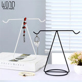 Iron Jewelry Display Stand Earrings Necklace Hanger Props