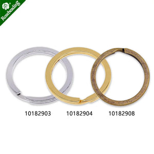 Iron Round Key Rings Split Rings Circle,Flat Key Chain - 50pcs/lot