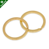Iron Round Key Rings Split Rings Circle,Flat Key Chain - 50pcs/lot