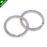 Iron Round Key Rings Split Rings Circle,Flat Key Chain - 50pcs/lot