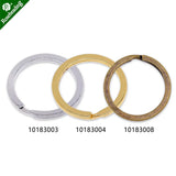 Iron Round Key Rings Split Rings Circle,Flat Key Chain - 50pcs/lot