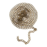 1.2x7x8mm Antique Bronze Iron Chain Necklace